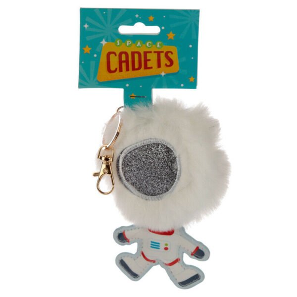 Collectable design~Fun Collectable Pom Pom Keyring - Space Cadet Astronaut