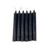 Magic Candle~Set Of 6 Black Taper Household 6" X 3/4" Candles Ritual Spell Wicca Pagan Altar