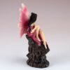 Fairy Collection~Mini Pink Fairy On Faux Geode Rock Figurine 4" High Resin New!