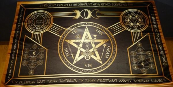 MagicunTarot Cloth~Altar Ceremonial Magic Black version