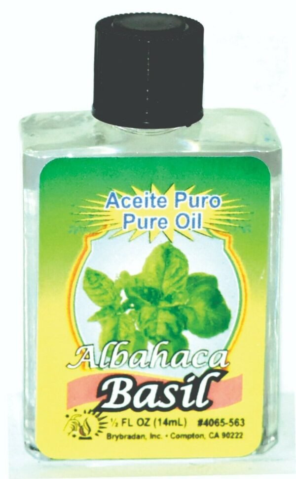 【Magic Oil】BRYBRADAN BASIL PURE OIL - ALBAHACA ACEITE PURO 1/2OZ 1 3 6 12 PCS