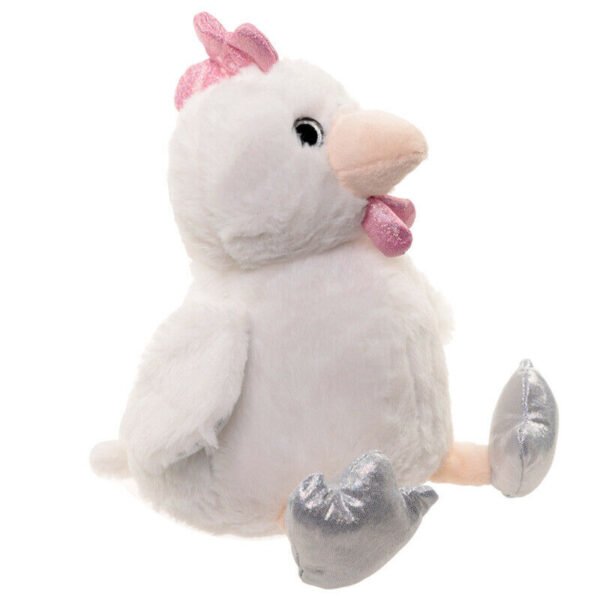 Home Decor~Soft Filled Fun Plush White Chicken Design Decorative Unique Durable Door Stop