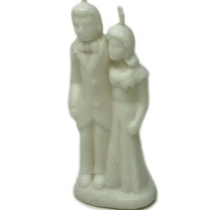 Magic Candle~Bride & Groom Marriage White Image Figurine Spell Candle Pagan Wicca Hoodoo