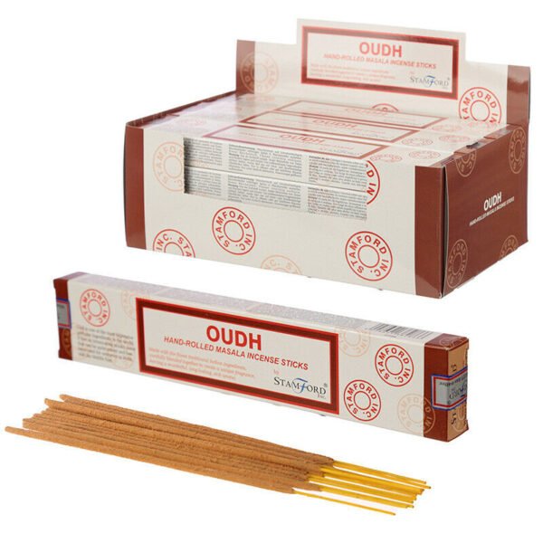 Home Fragrance~STAMFORD Masala Oudh Incense, 15 Sticks x 12 Packs,