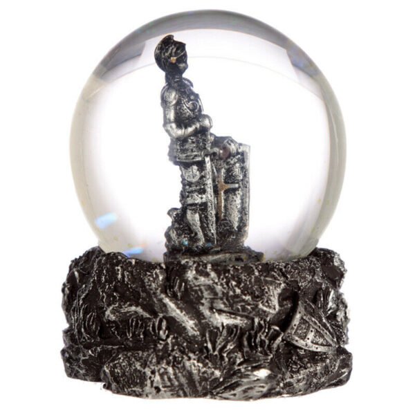 Collectable design~Novelty Collectable Knight Snow Globe Glitter Shaker