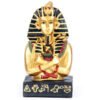 Home Decor~Decorative Egyptian Golden Tutankhamen Bust Holding Crook & Flail