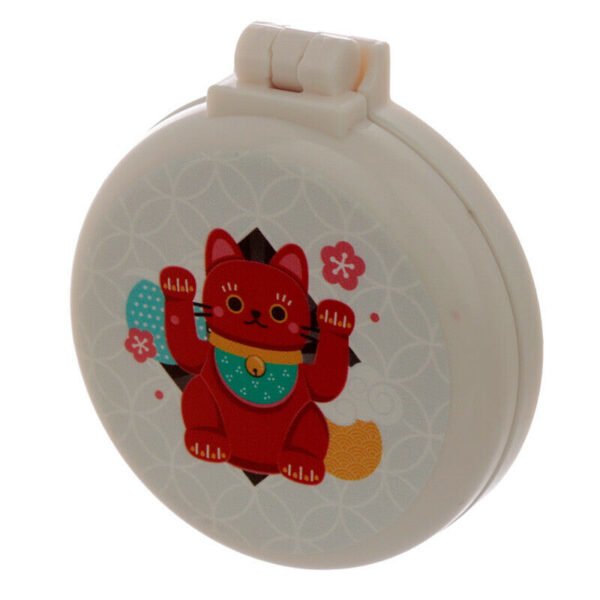 Collectable Design~Fun Lucky Cat Maneki Neko Foldable Travel Hair Brush Travel Size for Handbag