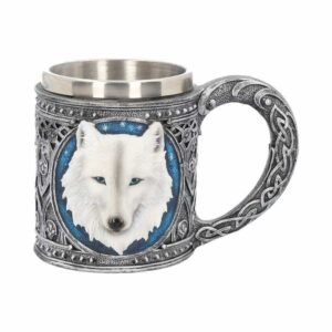 Magicun Giftware~Ghost Wolf Tankard 15.4cm Wolves Tankard