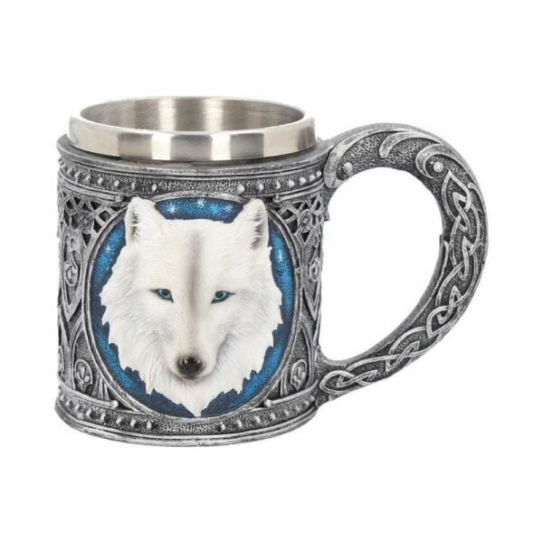 Magicun Giftware~Ghost Wolf Tankard 15.4cm Wolves Tankard
