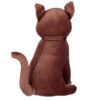 Home Decor~Interior Door Stop - Brown Cat with Ribbon Doorstop Stay Home Decoration Cosy