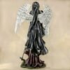 Fairy Collection~Large Gothic Dark Angel Fairy With Scythe Figurine Statue 20.25"H Resin Reaper