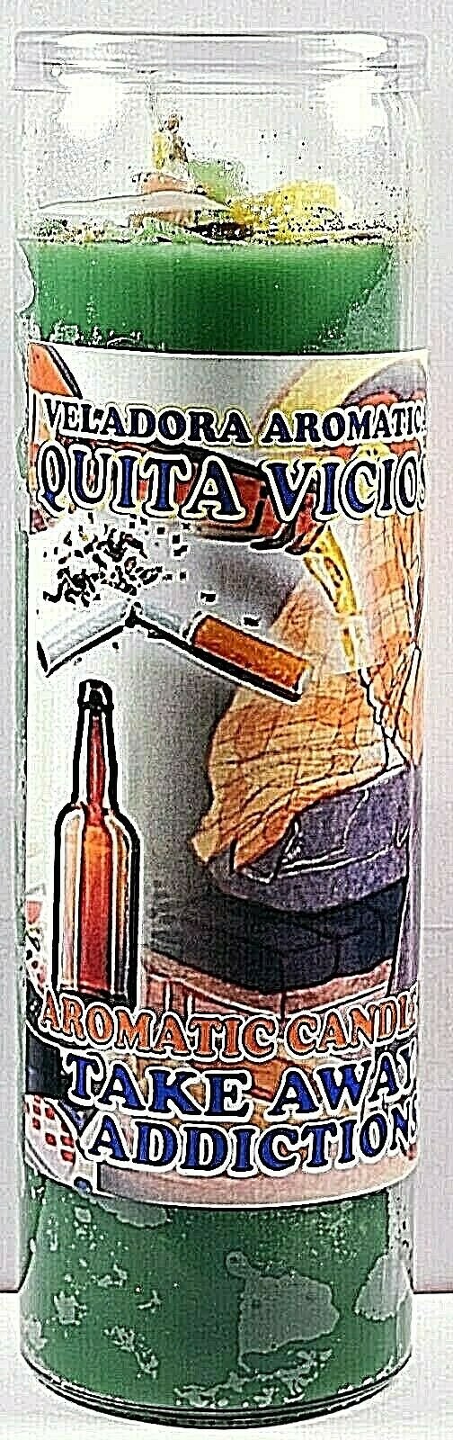 CANDLE COCKTAIL AROMATIC VELA TAKE AWAY ADDICTION - QUITA LA ADICCION