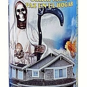 CANDLE COCKTAIL AROMATIC HOLY DEATH PEACEFUL HOME-STA. MUERTE PAZ EN EL HOGAR