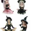 Magicun Giftware~Nemesis Zelda Rosa Aradia Regan Witch Fairy Figurine Skull Ornament Cat Decor