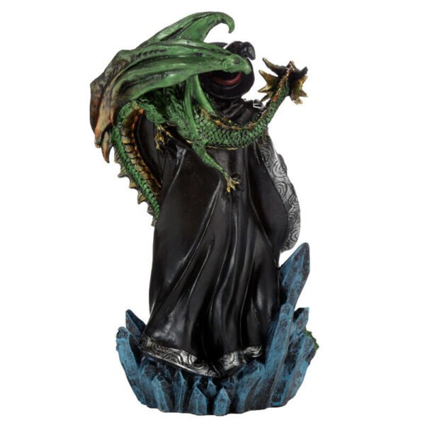 Collectable design~Spirit of the Sorcerer - Dragon Wizard Figurine Ornament Fantasy Gothic
