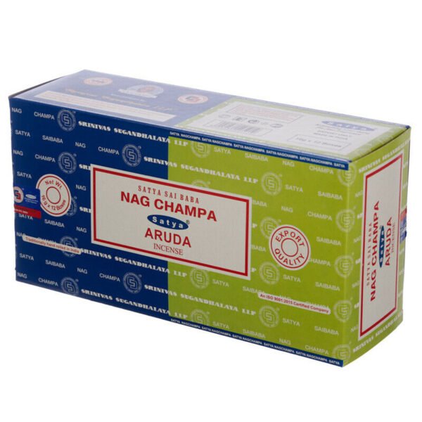 Home Fragrance~SATYA Sai BaBa Nag Champa & Aruda Incense Sticks 12 x 14 sticks
