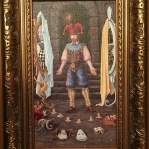 MagicunTarot Cloth~Painting The Great Jester - - Series Mystic Tarot