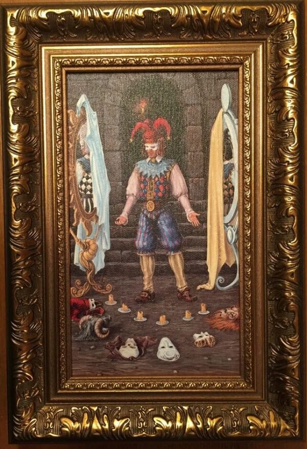 MagicunTarot Cloth~Painting The Great Jester - - Series Mystic Tarot