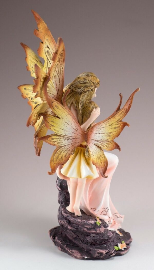 Fairy Collection~Peach Fairy With Fairy Child Figurine 9.25" High New In Box!