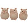 Magicun Giftware~Three Wise Monkeys Figurines Animals Decor See Hear Speak No Evil Ornament Gift