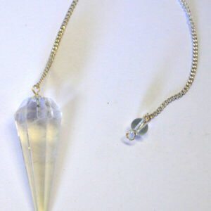 s-l1600_ab672ddd-c2df-4848-b031-fd5e206cd2d9 Magicun Stone~Quartz Crystal Pendulum 1.75"L with Chain, Faceted (Natural Crystal Stone)