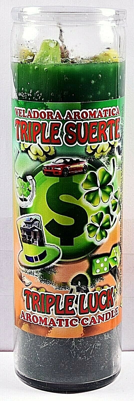 CANDLE COCKTAIL AROMATIC VELA TRIPLE LUCK- TRIPLE SUERTE