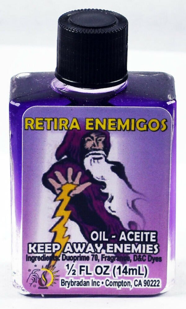 BRYBRADAN Keep Away Enemies Oil / Retira Enemigos Aciete - ½fl.oz./14.7ml