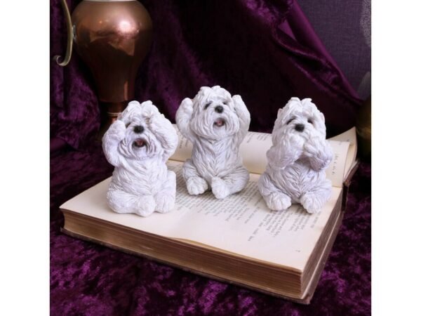 Magicun Giftware~Three Wise Monkeys Figurines Animals Decor See Hear Speak No Evil Ornament Gift