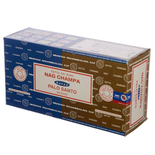 Home Fragrance~SATYA Sai BaBa Nag Champa & Palo Santo Incense Sticks 12 x 14 sticks