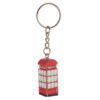 Collectable design~Fun Novelty London Telephone Box Keyring - Icons Red Box Chain UK Gift Bag Charm