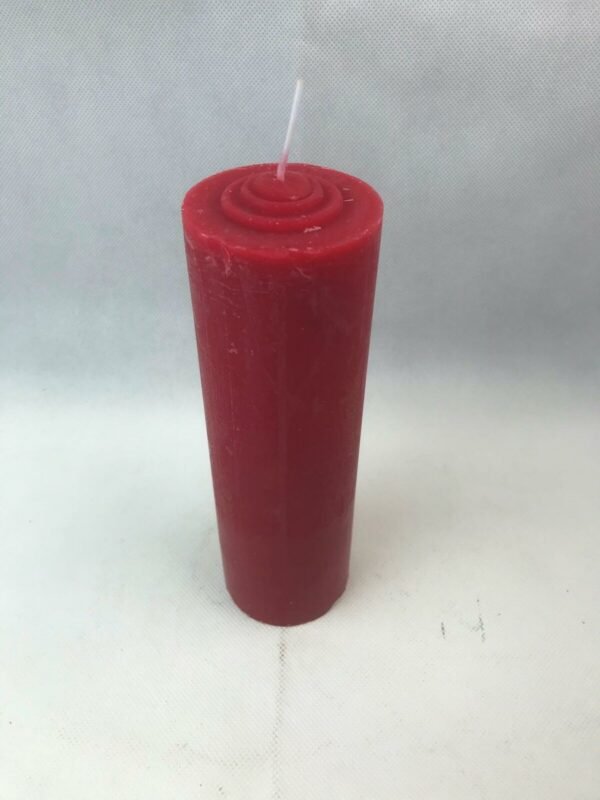 Magic Candle~Red 7 Day Pullout Unscented Refill Candle (No Glass) Magic Spell Pagan Wicca