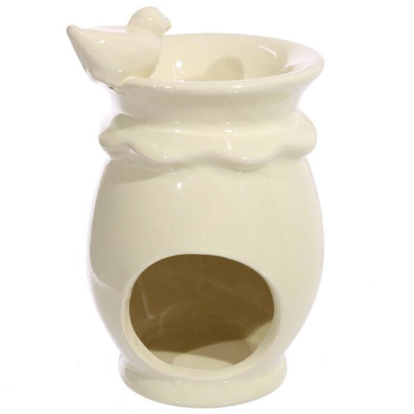 Home Fragrance~Bird Bath Design Ceramic Oil Burner
