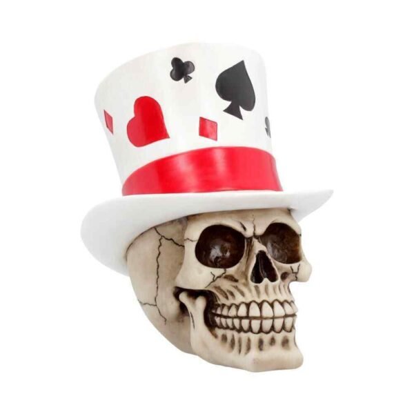 Magicun Giftware~Casino Jack 20cm Skull Figurine Medium