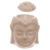 Home Fragrance~Ceramic Buddha Head Design Crackle Glazed Oil Burner