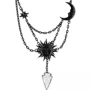 s-l1600_af705df3-241c-4ac4-ad37-8b77c6b0cca8 MOON AND SUN - Necklace Pendant Black