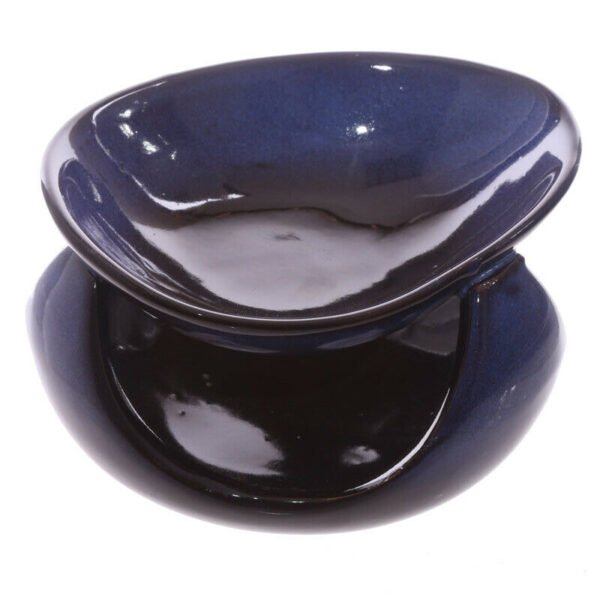 Home Fragrance~Abstract Design Squat Mottled Glaze Ceramic Oil Burner