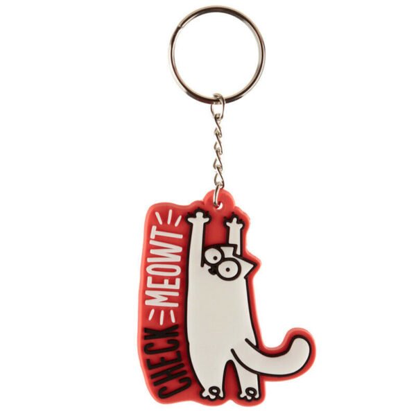 Collectable design~Collectable Simon's Cat Keyring Simons Key ring Split Ring Chain Animal Gift Fun