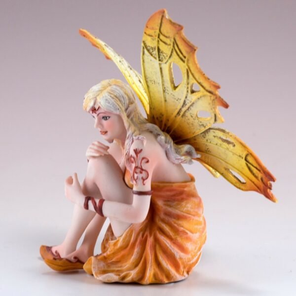 Fairy Collection~Spring Sun Orange Fairy Figurine Statue 5" High New In Box
