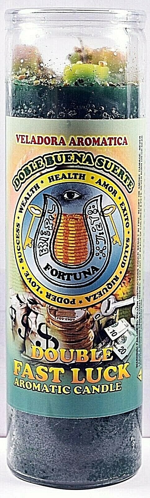 CANDLE COCKTAIL VELADORA DOUBLE FAST LUCK / DOBLE BUENA SUERTE AROMATICA