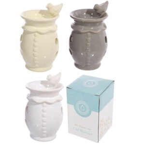 Home Fragrance~Bird Bath Design Ceramic Oil Burner