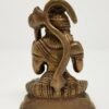 Hinduism Statues & Figures~Brass Antique Finish Blessing Hanuman 3"H 2"W