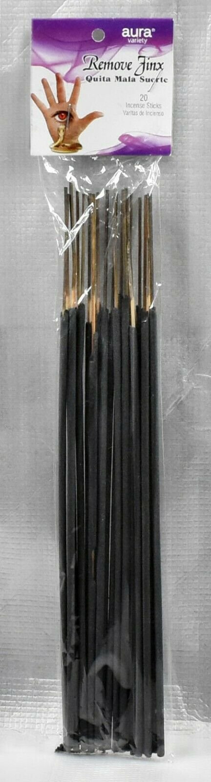 【Incense】REMOVE JINX QUITA MALA SUERTE - AURA VARIETY INCENSE STICKS (20 pk.)