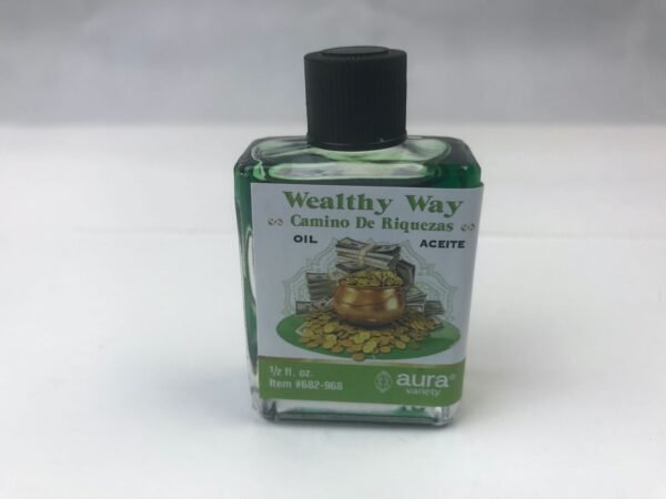 【Magic Oil】Wealthy Way Oil Attract Money Lottery Bingo Santeria Pagan Hoodoo Wicca 4 Dram