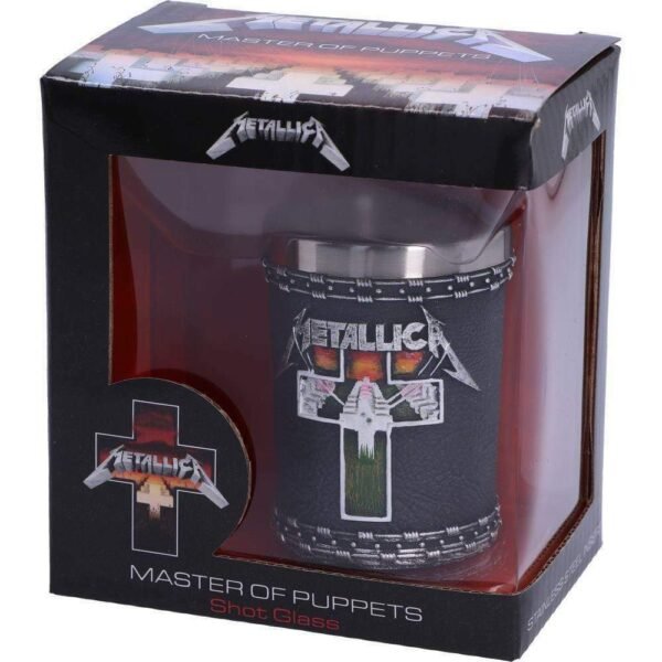 Magicun Giftware~Metallica Master Of Puppets Shot Glass 7cm Band Merch Shotglass