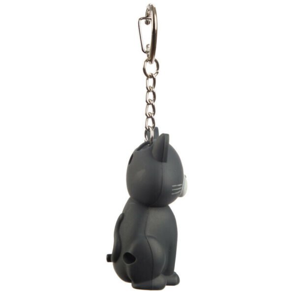 Home Decor~1 Meowing Light and Sound Kitty Cat Keyring LED key ring