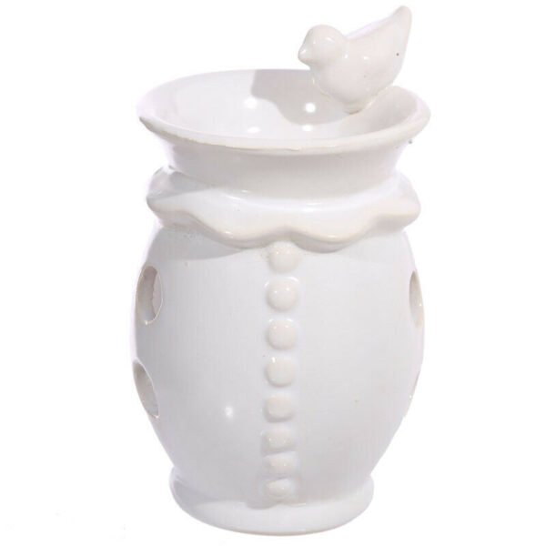 Home Fragrance~Bird Bath Design Ceramic Oil Burner
