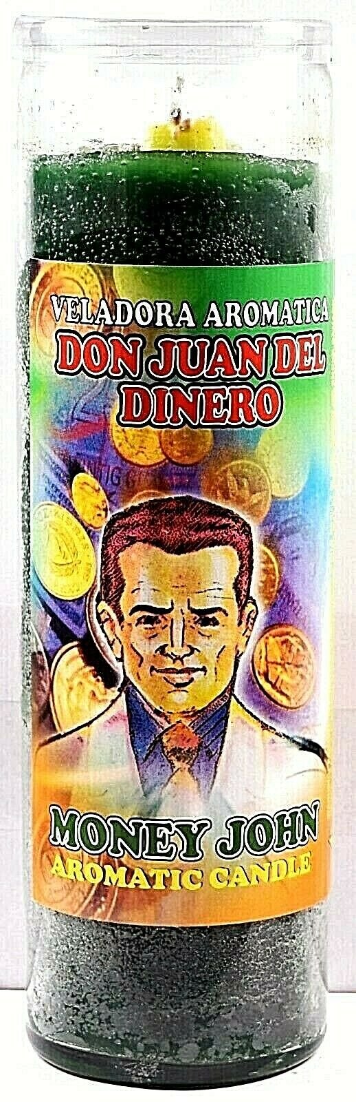CANDLE COCKTAIL VELADORA MONEY JOHN / DON JUAN DEL DINERO AROMATICA
