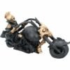 Magicun Giftware~Nemesis Hell Rider Skelett Auf Motorrad Figur 30cm Gothic Punk Rock Geschenk