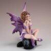 Fairy Collection~Purple Fairy With Owl On Shoulder Figurine 4.75" High Detailed Resin New In Box!