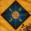 MagicunTarot Cloth~Rune cloth on the altar Celtic Wicca Runes Divination